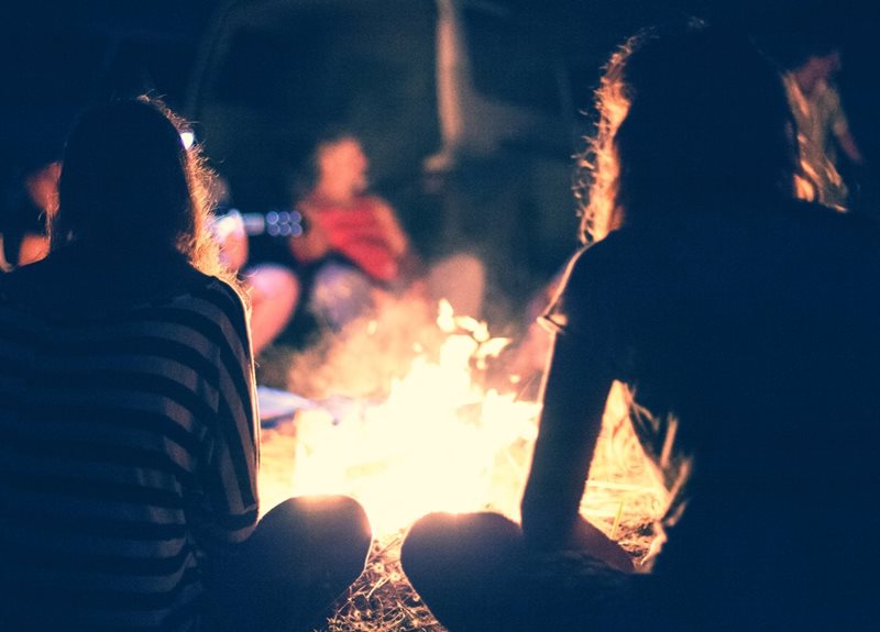 campfire, nature play, nature education, centennial park