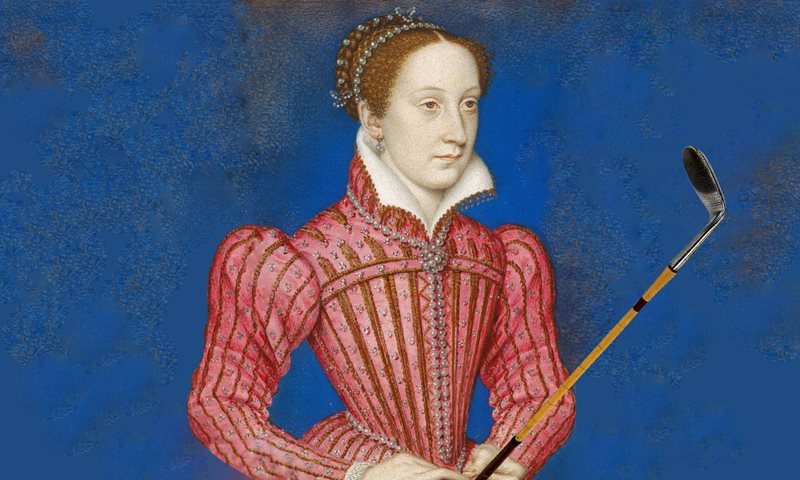 Golfing Empress, Mary, Queen of Scots | Artist’s Interpretation